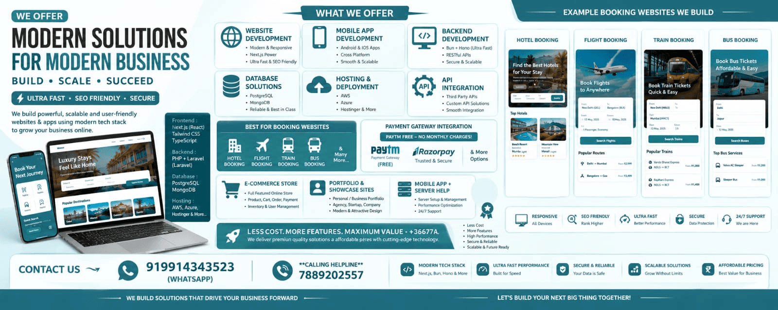 Modern Solutions for Modern Business - Web & App Development - SBDS